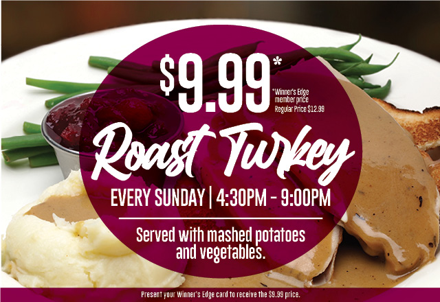 Sunday's Roast Turkey Special