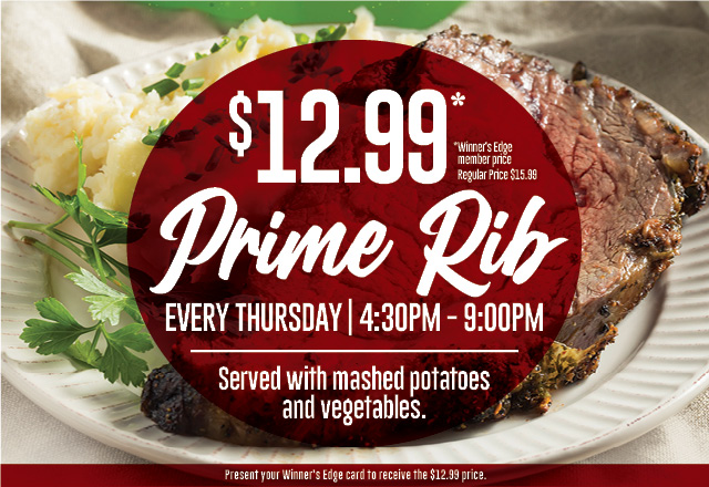 Thursday's Prime Rib Special
